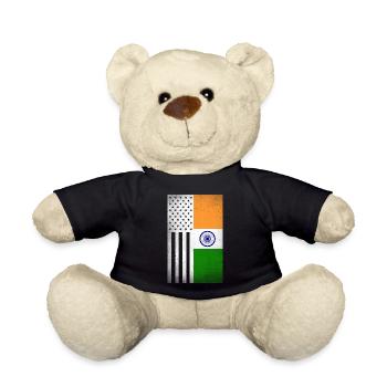 Indien Design für stolze indische Amerikaner - Teddy - Schwarz - Vorne
