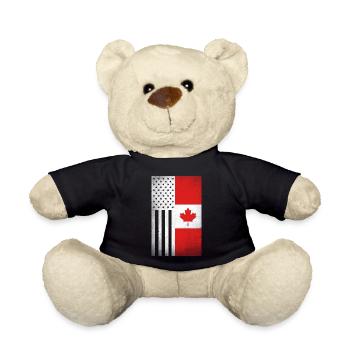 Kanada Design für stolze kanadische Amerikaner - Teddy - Schwarz - Vorne