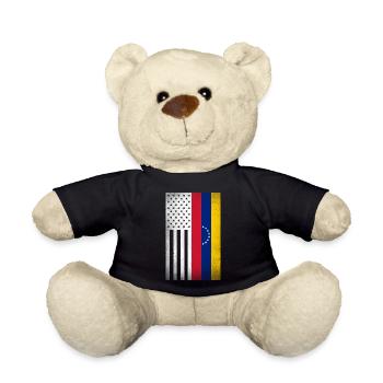 Venezuela Design für venezolanische Amerikaner - Teddy - Schwarz - Vorne