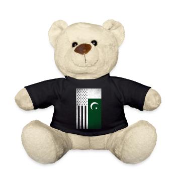 Pakistan Design für stolze pakistanisch Amerikaner - Teddy - Schwarz - Vorne