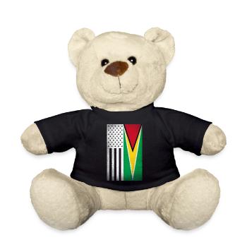 Guyana Design für stolze guyanische Amerikaner - Teddy - Schwarz - Vorne