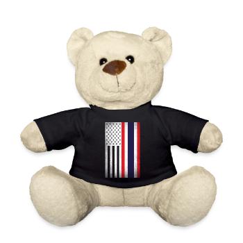 Thailand Design für stolze Thai-Amerikaner - Teddy - Schwarz - Vorne