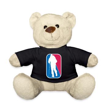 Wandern Bergwanderung Bergsteigen Geschenk - Teddy - Schwarz - Vorne