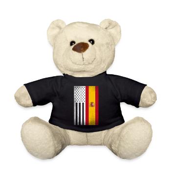 Spanien Design für stolze spanische Amerikaner - Teddy - Schwarz - Vorne
