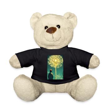 Dandelion Dandelion Asteraceae Flower Spring - Teddy Bear - black - Front
