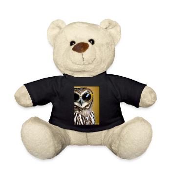 Owl Sunglasses Wildlife Bird Forest Animal Forest - Teddy Bear - black - Front