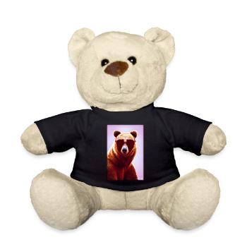 Bear Sunglasses Wildlife Forest Animals Wilderness - Teddy Bear - black - Front