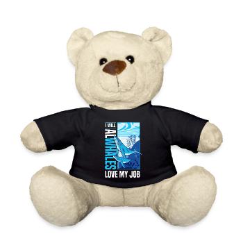 Meeresbiologe - Teddy - Schwarz - Vorne