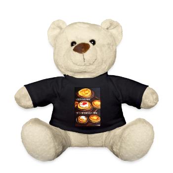Bonjour, c’est l’heure du petit-déjeuner - Pfannekuchen - Nounours - noir - Devant