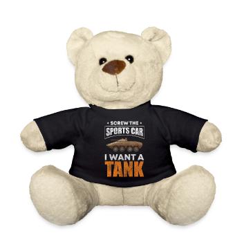 Krieg Kampf Streitkraft - Teddy - Schwarz - Vorne