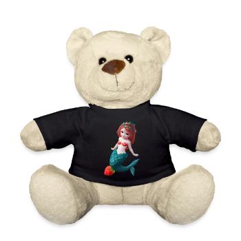 Sirène aux fraises - Nounours - noir - Devant