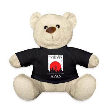 Tokyo Culture Vintage Asiatique - Nounours - noir - Devant