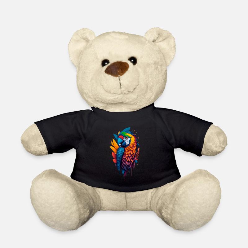 Macaw - Teddy Bear - black