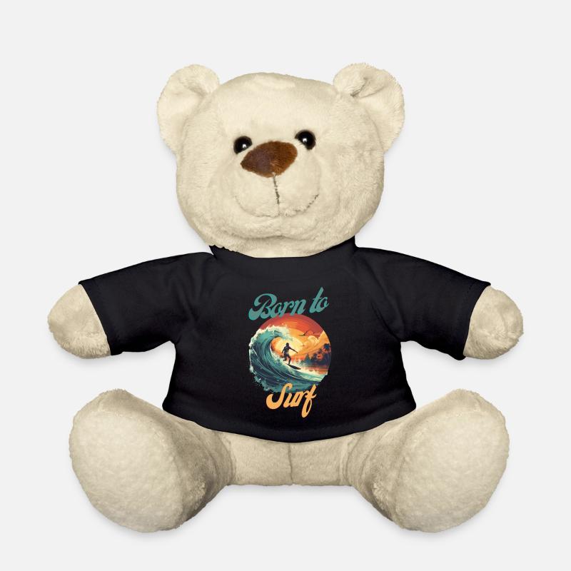 Born to Surf - Teddy - Schwarz