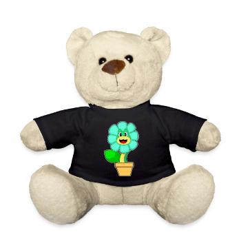 Schlange Blume - Teddy - Schwarz - Vorne