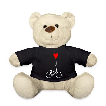 Herz-Fahrrad - Teddy - Schwarz - Vorne