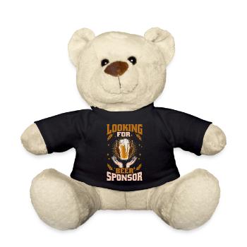 Looking For Beer Sponsor - Teddy - Schwarz - Vorne