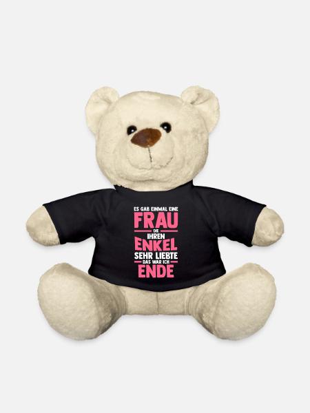 Oma Großmutter Enkel - Teddy - Schwarz