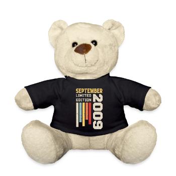 September 2009 Birthday Gift September 2009 - Teddy Bear - black - Front