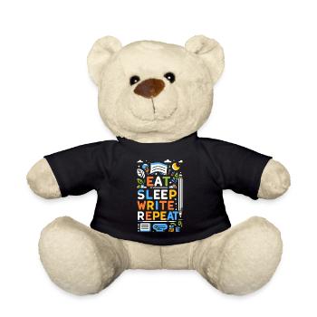 Manger Dormir Écrire Répéter 5 - Nounours - noir - Devant