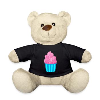 Cream Mug Strips Pink Summer Cream - Nounours - noir - Devant
