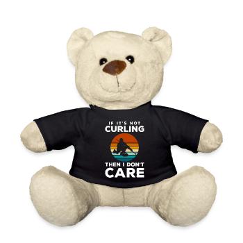 Sports Ice rink Wiping snow - Teddy Bear - black - Front
