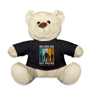 Men's Holiday Masculinity Ascension Day - Teddy Bear - black - Front