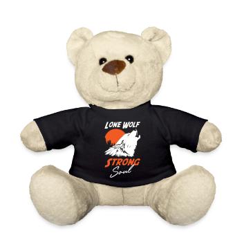 Lone Wolf Strong Soul - Teddy - Schwarz - Vorne