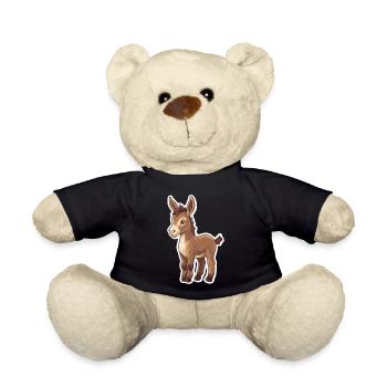 Esel - Teddy - Schwarz - Vorne