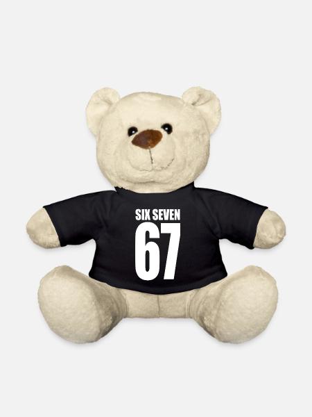 67 - Six Seven SixSeven Viral Meme - Nounours - noir