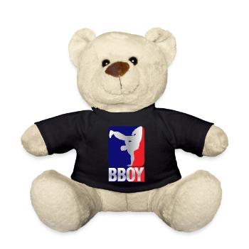 Breakdance B-Boy Streetdance Design Hip Hop Dance - Teddy - Schwarz - Vorne