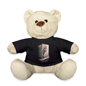Cherry Blossom Sakura Cherry Blossom - Teddy Bear - black - Front