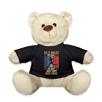 Marathon Runner 26.2 Miles - Teddy Bear - black - Front