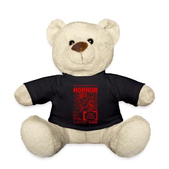 Design rétro de zombies pour les zombies d’horreur - Nounours - noir - Devant