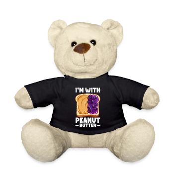 Look Partner Beurre de Cacahuète & Confiture Design - Nounours - noir - Devant