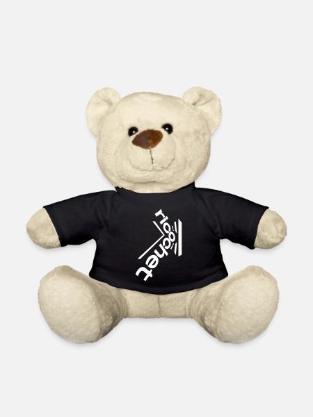 Ricochet! Verzerrter diagonaler Typ - Teddy - Schwarz