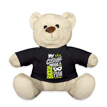 Kostümhumor – My Costume Needs a Backup Plan - Teddy - Schwarz - Vorne