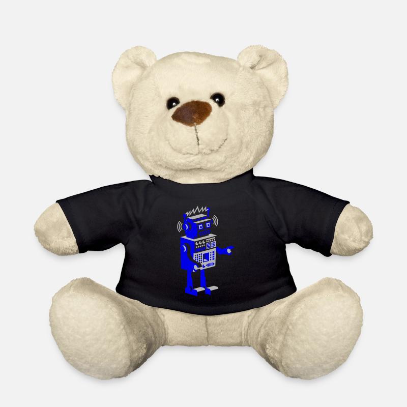roboter retro robot - Teddy - Schwarz