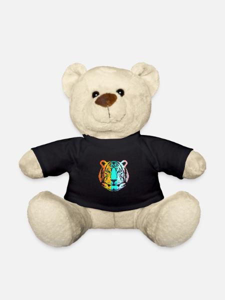 Weißer Tiger - Teddy - Schwarz
