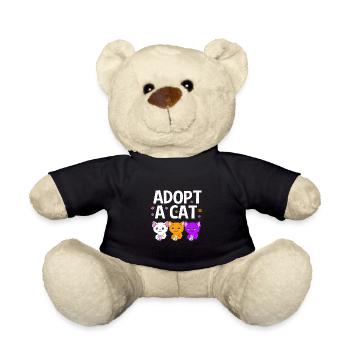 Cat Rescue Animal Rights Animal Rescue Animal Shelter - Teddy Bear - black - Front