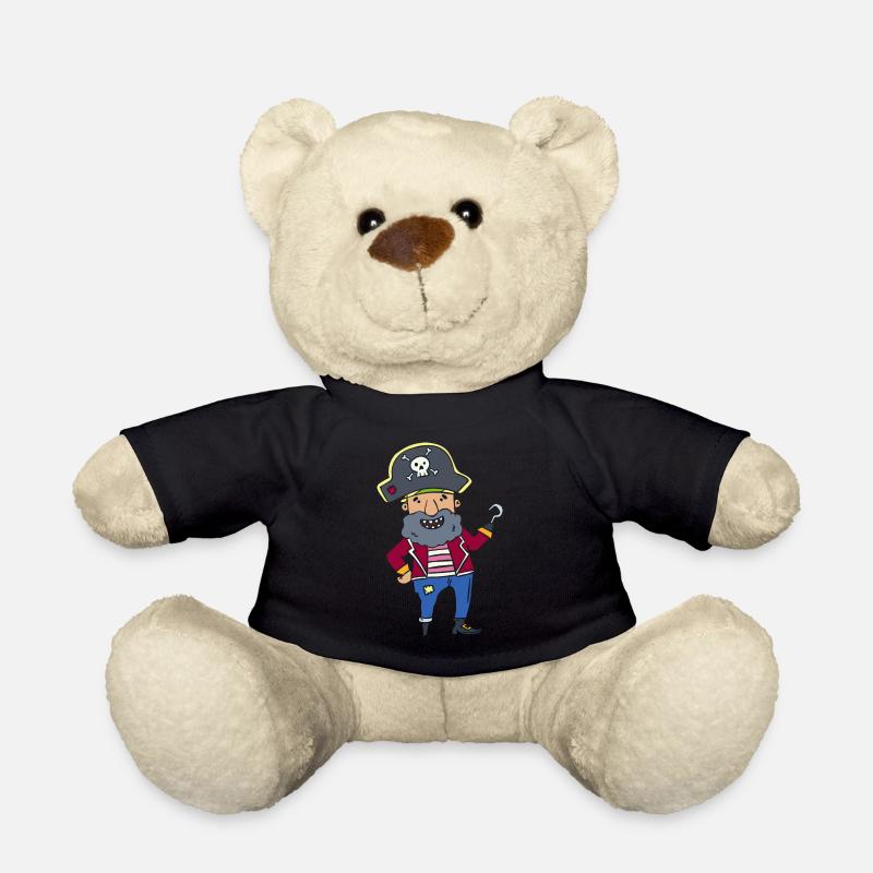 Lustiger pirat - Teddy - Schwarz