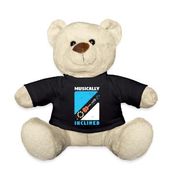 Musician Music Rhythm Clef - Teddy Bear - black - Front