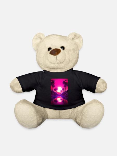 Eine Synthwave Erkundung vom Retrowave Paradies - Teddy - Schwarz