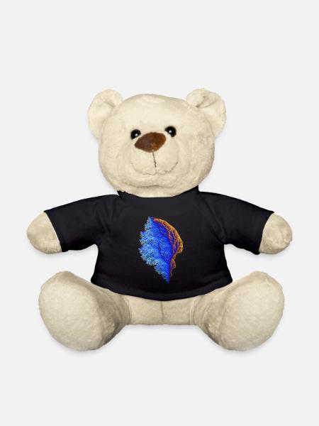 Fractal Tree #192 Mathematics Coral Julia Set - Teddy Bear - black