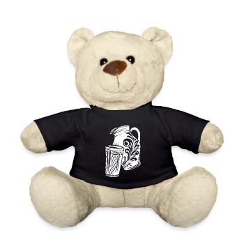 Apfelwein Hessisch Äppelwoi Geschenk Hessen Babbel - Teddy - Schwarz - Vorne