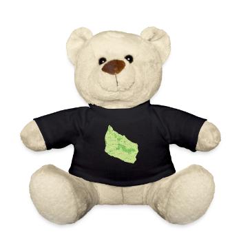 Bornholmer map - Teddy Bear - black - Front