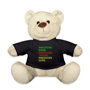 Positive vibes - Nounours - noir - Devant