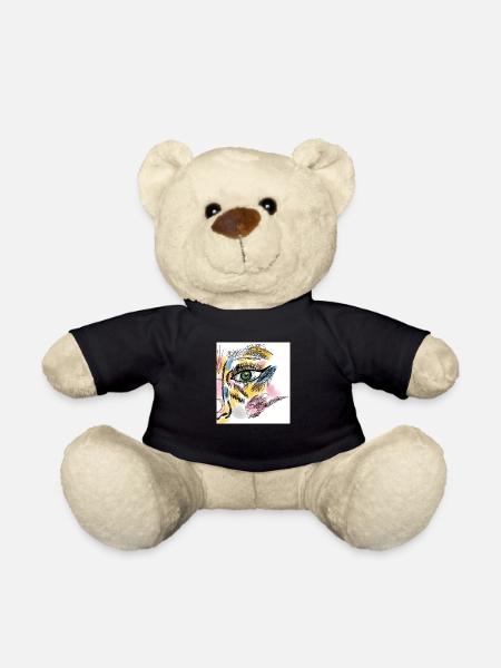 Coloured eye - Teddy - Schwarz