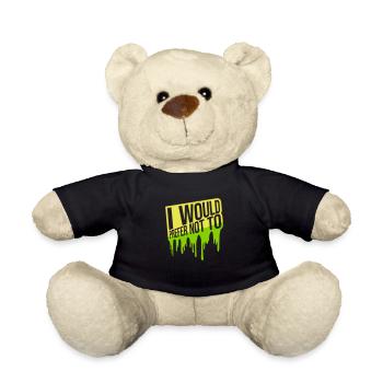 I prefer not to - Teddy Bear - black - Front