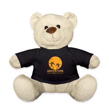 Adventure Travel Hiking Mountain - Teddy Bear - black - Front
